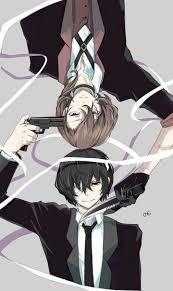 Anime Slow Respon Bungo Stray Dogs Double Black Ilustrasi Ilustrasi Karakter Ilustrator
