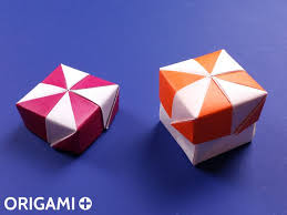 Comment fabriquer une boite ? Boite Moulin A Vent En Origami