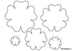 Free printable flower template free printable flower templates to fold and cut into easy 6 petal in 4 petal free printable flower stencil designs six petal flower cut out template for modge podge burlap flowers obtain these free flower petal template shapes and create your individual paper flowers. Small Layered Flower Template To Print Google Search Flower Templates Printable Flower Petal Template Flower Templates Printable Free