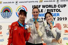 Anna Korakaki From Greece Wins Gold In The 10m Air Pistol Event In Munich Air Pistol Olympic Champion Pistol