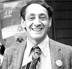 With friend Harvey Milk