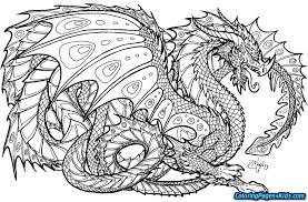 When i was a child, i love to color many coloring pages.but like other kids and preschoolers, i was also just able to color simple coloring pages. Download Hd Cool Dragon Coloring Pages For Adults Hard Colouring Pages Of Dragon Transparent Png Image Nicepng Com