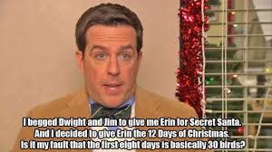 12 Days Of Christmas Office Christmas Episodes The Office Show Office Humor