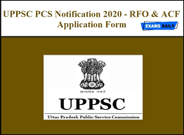 Uppsc recruitment 2020 uppsc.up.nic.in notification. Uppsc Pcs Notification 2020 Out Up Rfo Acf Application Form
