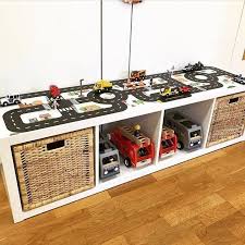 Terrific No Cost The Kallax Shelf Is A Real Enrichment For The Nursery I Cost Enrichment Kallax Nursery Rea In 2020 Playroom Storage Small Playroom Boy Room
