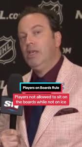Friedman explains a new rule change for the NHL, where the players aren’t  allowed to have their legs and body over the bench or in play while not  being