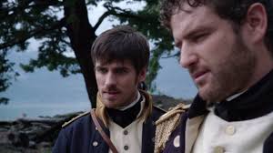 #TBT to when Killian Jones (ponytail and all) met Peter Pan for the first  time!