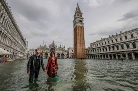 photos flooding in venice italy reaches near record