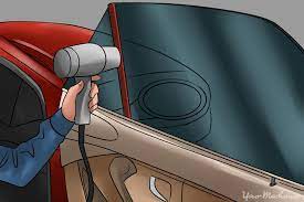 Came off easy (depends on the tint used and how old it. How To Take Off Window Tint Yourmechanic Advice