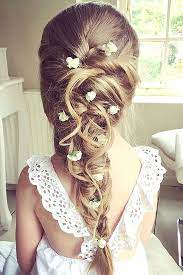 33 Cute Flower Girl Hairstyles 2020 Update Coiffure Fillette Mariage Coiffure Demoiselle D Honneur Coiffure Mariage Enfant