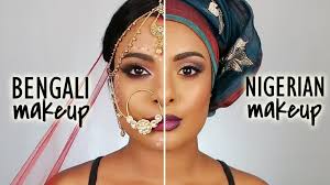 nigerian makeup vs bengali bridal