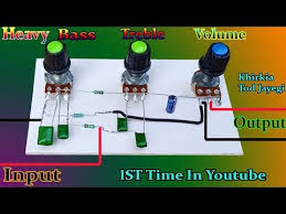 Cara membuat crossover aktif dari tone control. Ultra Bass Treble Volume Controller How To Make Bass Treble Volume For Any Amplifier Electronic Circuit Projects Circuit Projects Electronic Circuit Design