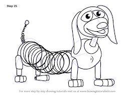 Slinky Dog Is A Supporting Character From Toy Story Franchise It Is Made Up Of Wooden Toy Story Slinky Easy Disney Drawings Drawings