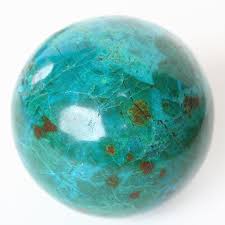 Large Chrysocolla Sphere Natural Blue Green Gemstone Ball Chrysocolla Malachite Collector Stone A Crystals And Gemstones Green Gemstones