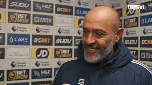 Nuno's reaction to our 3-0 win over Wolves. 🗣️