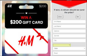 You may need to provide gift card information which may vary from brand to brand such as gift card. Get A 200 H M Gift Card