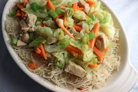 Filipino Pancit Bihon Stir Fried Rice Noodles With Pork And Vegetables Recipe Best Fried Rice Recipe Rice Noodles Stir Fry Rice