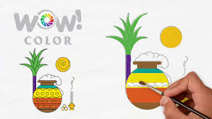 See more ideas about mattu pongal, cow coloring pages, farm animal coloring pages. Pongal Festival Drawing 2021 Traditional Pot With Sugarcane Drawing Cartoon Drawing And Coloring Youtube