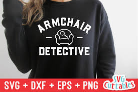 Download True Crime Svg Armchair Detective Shirt Design 1239506 Cut Files Design Bundles