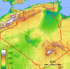 Soseaua ajunge pana la 2.145 de metri altitudine, in pasul urdele, mai sus decat. Algeria Altitudine HartÄƒ Harta Algeria Altitudine Africa De Nord È™i Africa