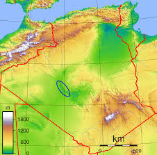 Harta si vremea orasului pe 5 zile. Algeria Altitudine HartÄƒ Harta Algeria Altitudine Africa De Nord È™i Africa