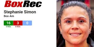 BoxRec: Stephanie Simon