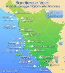 Le spiagge sono pulite e attrezzate, e spesso premiate con la bandiera blu. Mappa Costa Toscana Spiagge Costa Toscana 8 Dei 20 Punti Campionati Da Legambiente Campeggio Sul Mare In Toscana Con Spiaggia A Vada Gabsgabsmalerba