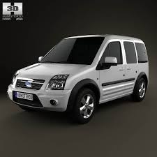 3d Model Of Ford Tourneo Connect Lwb 2012 Ford Transit Ford Van Ford