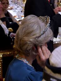 Birgitte Duchess Of Gloucester Engagement Ring An Unusual View Of Birgitte Duchess Of Gloucester Wearing The Turquoise Tiara At A Recent Event In London S Guil Royal Crown Jewels Royal Jewels Royal Crowns