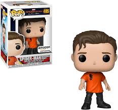 Has been added to your cart. Amazon Com Pop Exclusive Spider Man Far From Home 485 Spider Man Borrowed Jersey Toys Games