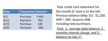 Maybe you would like to learn more about one of these? Your Credit Card Statement For The Month Of June Is Chegg Com
