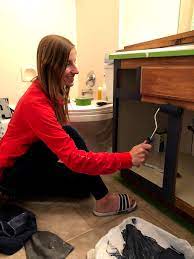 In this instance, the sanding process has two complicating factors. How To Paint Bathroom Cabinets