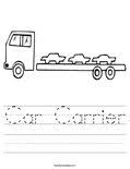 Find the perfect car carrier stock illustrations from getty images. Car Carrier Coloring Page Twisty Noodle
