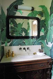 Tropical Walls Paperblog Beverly Hills Hotel Wallpaper Tropical Bathroom Bathroom Wallpaper
