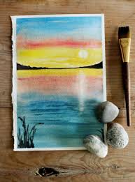 40 simple sunset paintings ranked in order of popularity and relevancy. Painting Ideas Easy Step By Step Sunset Healthy Care