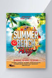 Rock music concert flyer template psd. Summer Beach Party Flyer Psd Template Psd Free Download Pikbest