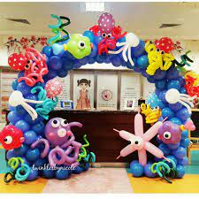 Sealife Shark Themed Birthday Party Sea Birthday Party Sea Party Ideas
