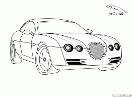 Make a coloring book with cars jaguar car for one click. Coloring Page Jaguar Uk