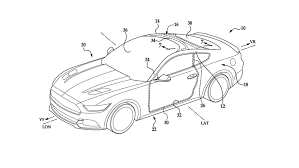 View through car window by arvydasv on deviantart. Ford Shows A Wild Massive Mustang Windshield In Patent Drawings
