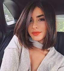 Kami 061 Chin Length Straight Short Bob Wig No Bangs Natural Looking Hair Wigs For White Women Short Straight Hair Short Hair Styles Hair Styles