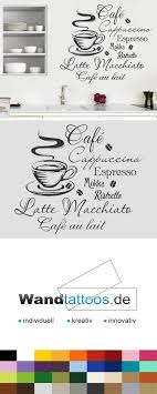 Wandtattoo Heiaÿer Kaffee Mit Kaffeesorten Wandtattoos Wandtattoo Wandtatoo