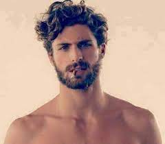 Pin By Os Cor On Eye Candy Mens Messy Hairstyles Curly Hair Men Beard Styles For Men