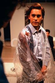 he bashes allen in the head with the axe, and blood splatters over him try getting a reservation at. American Psycho Turns 20 Inside Paul Allen S