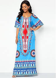 4.3 out of 5 stars 2,993. Wedding Guest Dress Round Neck Dashiki Print 3 4 Sleeve Dress L Sportspyder