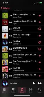 its on the top 100 global charts on apple music dontoliver