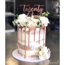 21st Rose Gold 21 Birthday Cake Rose Gold Drip Cake Birthday Drip Cake Rose Gold Cake Rose Gold Cake Topper