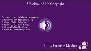 Selamat sore sobat onwap blog's, di artikel kali ini saya ingin berbagi lagi rekomendasi bahan untuk kalian para youtuber yaitu tentang kumpulan 9 backsound musik youtube cinematic dan dramatic terbaru terbaik. 6 Backsound Persentasi Dan Pembelajaran Menarik No Copyright Youtube