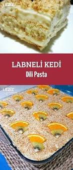 Labneli Kedi Dili Pasta Leziz Yemeklerim Yemek Tarifi Yemek Leziz Yemek Pasta