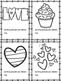 Free printable valentine's day coloring pages. Colouring Page Printable Valentine S Day Cards Junior Tpt
