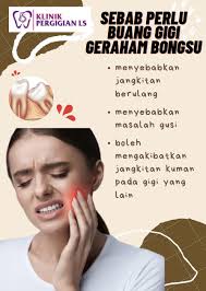 Doktor gigi sering menasihatkan supaya gigi bongsu atau wisdom teeth perlu dicabut bagi mengelakkan ia tumbuh pada posisi yang salah sehingga boleh merosakkan struktur gigi. Sekiranya Gigi Geraham Bongsu Tidak Ls Dental Clinic Facebook